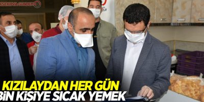 Kızılaydan her gün bin kişiye sıcak yemek
