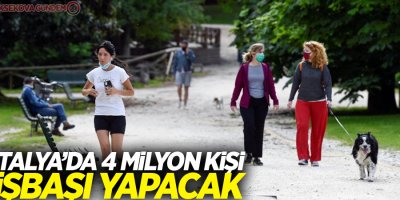 İtalya'da 4 milyon kişi işbaşı yapacak