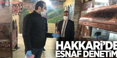 Hakkari’de esnaf denetimi