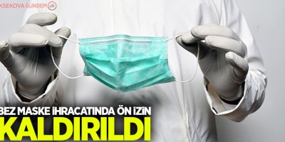 Bez maske ihracatında ön izin kaldırıldı