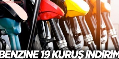 Benzine 19 kuruş indirim