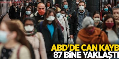 ABD'de Covid-19'a bağlı can kaybı 87 bine yaklaştı