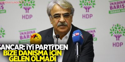 Sancar: İYİ Parti'den bize danışma için gelen olmadı