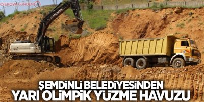 Şemdinli Belediyesinden yarı olimpik yüzme havuzu