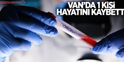 Van'da korona virüsten bir kişi hayatını kaybetti