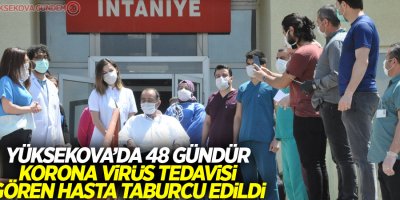 48 gündür korona virüs tedavisi gören hasta taburcu edildi