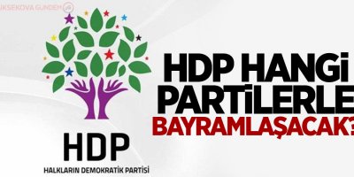 HDP'de dört partiyle online bayramlaşma