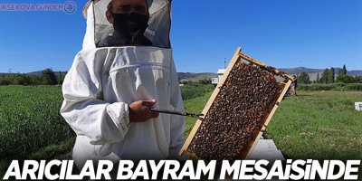 Arıcılar bayram mesaisinde