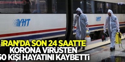 İran'da son 24 saatte korona virüsten 50 kişi öldü