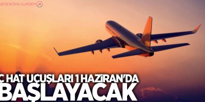 İç hat uçuşları 1 Haziran'da başlayacak