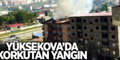 Yüksekova’da korkutan yangın