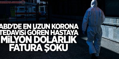 ABD'de en uzun korona tedavisi gören hastaya milyon dolarlık fatura şoku