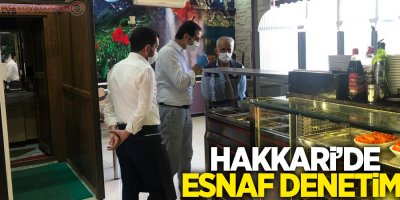 Hakkari'de esnaf denetimleri sürüyor