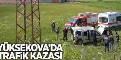 Yüksekova'da trafik kazası: 4 yaralı