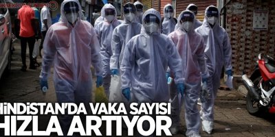 Hindistan'da vaka sayısı hızla artıyor