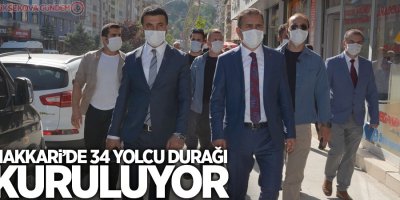 Hakkari’de 34 yolcu durağı kuruluyor