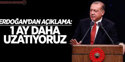 Cumhurbaşkanı Erdoğan: Kısa çalışma ve işsizlik ödeneğini 1 ay daha uzatıyoruz