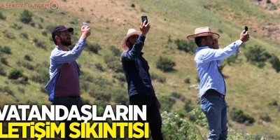 Vatandaşların iletişim sıkıntısı