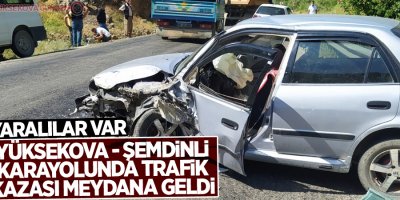 Yüksekova-Şemdinli karayolunda kaza: 5 yaralı