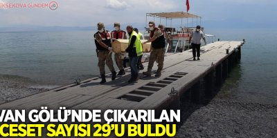 Van Gölü’nde çıkarılan ceset sayısı 29’u buldu