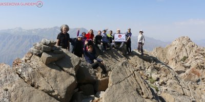 Dört mevsimin bir arada yaşandığı Hakkari’de tırmanış keyfi
