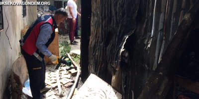 Yüksekova’da Korkutan Yangın