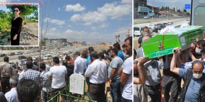 Genç öğretmen duvağıyla son yolculuğuna uğurlandı