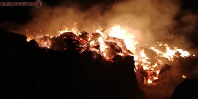 Van'da korkutan anlar! Gece vakti mezrayı alev sardı!