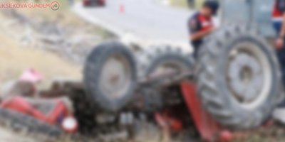 Van'da traktörün takla attı: 1 ölü