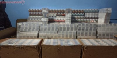 5 bin 700 paket kaçak sigara ele geçirildi