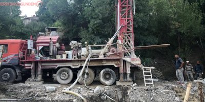 Hakkari’de içme suyu için sondaj çalışması