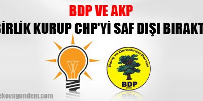 BDP ve AKP birlik kurup CHP'yi saf dışı bıraktı