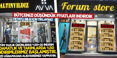 (ALTINYILDIZ - FORUM STORE) REKLAM
