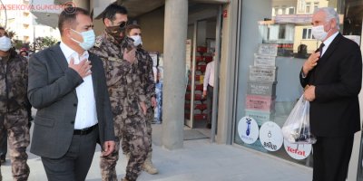 Vali Akbıyık’tan esnaf ziyareti