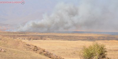 Nehil Sazlığındaki yangın devam ediyor