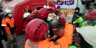 3 yaşındaki Elif Perinçek 65. saatte enkazdan sağ çıkarıldı