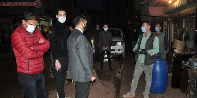 Kaymakam Doğramacı’dan yol ve iş yeri denetimi