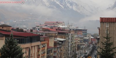 Sümbül Dağı karla kaplandı