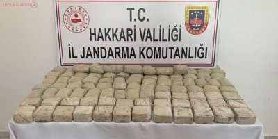 Hakkari’de 50 kilo 852 gram eroin ele geçirildi