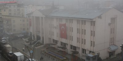 Hakkari’de yağmur ve sis etkili oldu