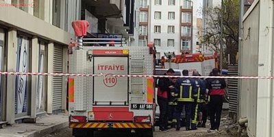 Van'da asansör boşluğuna düşen bekçi can verdi