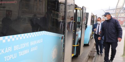 Hakkari’de toplu taşıma araçları denetlendi