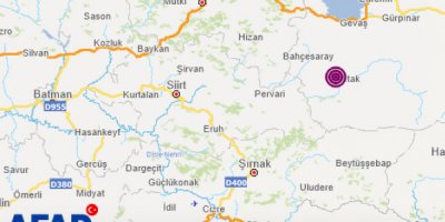 Van’da 3.9 büyüklüğünde deprem meydana geldi