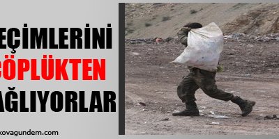 Geçimlerini çöplükten sağlıyorlar