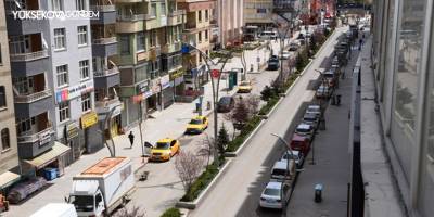 Hafta sonu yasağı: Hakkari'de caddeler boş kaldı