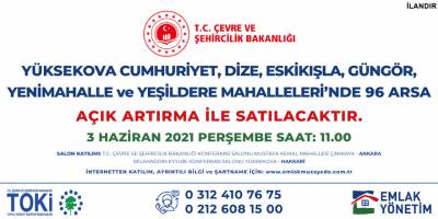T.C. Çevre ve Şehircilik Bakanlığından yatırım fırsatı