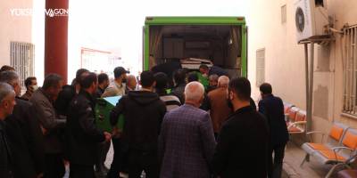 Hakkari'de ölen 2 işçinin cenazesi memleketlerine gönderildi