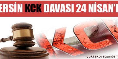 Mersin 'KCK' davası 24 Nisan'da