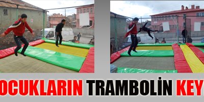Çocukların Trambolin Keyfi