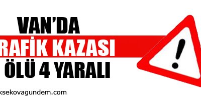 Van'da Trafik Kazası: 2 Ölü, 4 Yaralı